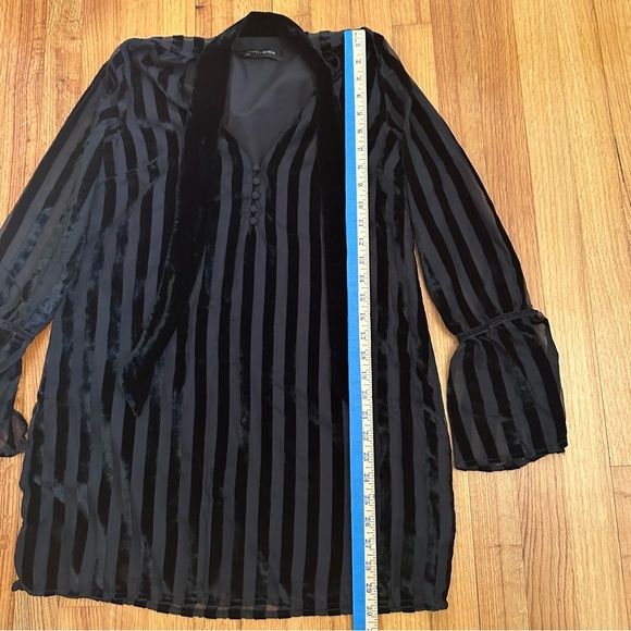 REVOLVE XS Mini Dress House of Harlow 1960 Multi Stripe WovenVelvet Stripes(T) - Picture 6 of 15